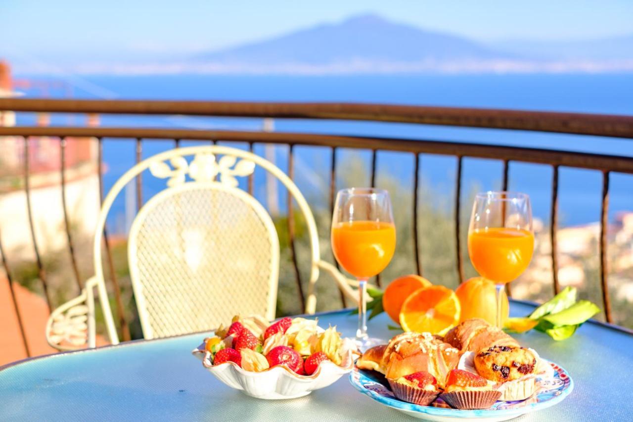 Villa Caruso Private Heated Pool & Sea View Península Sorrentina Exterior foto