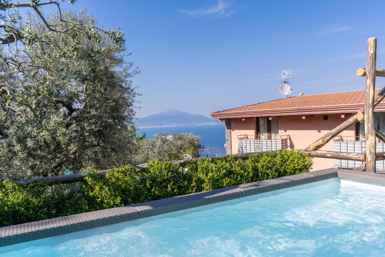 Villa Caruso Private Heated Pool & Sea View Península Sorrentina Exterior foto