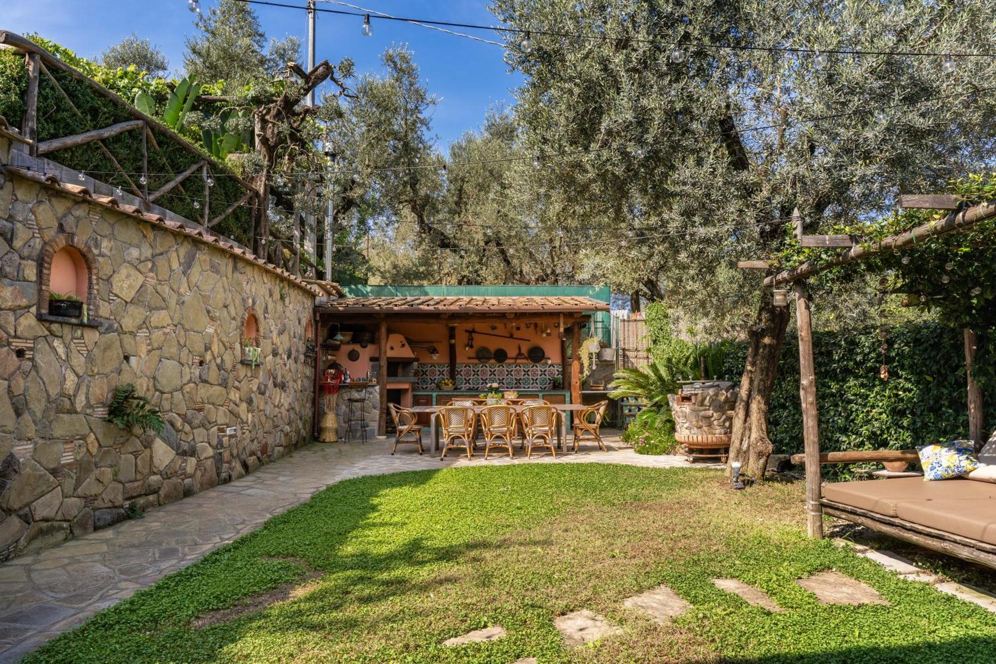 Villa Caruso Private Heated Pool & Sea View Península Sorrentina Exterior foto